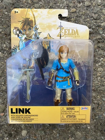 The Legend of Zelda Breath Of The Wild Link 4" Figure Nintendo Jakks Pacific NEW Cover