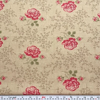 Clermont Farms Minick & Simpson for Moda Floral Cotton Fabric by the HALF YARD - Image 1 of 2