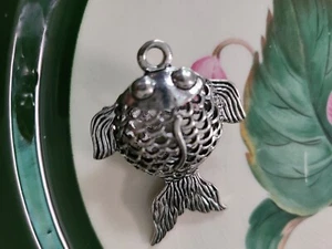 10 Tibetisches Silber Anhänger Charm Fisch Schmuck Mode Koi Goldfisch 2 Zoll  - Bild 1 von 7