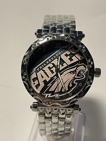 Philadelphia Eagles NFL Women's Luxury Stainless-Steel Watch (RARE) NEW Cover