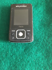 Old Sony Ericsson slide phone black good condition