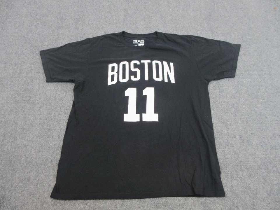 Kyrie Irving Boston Celtics Shirt Mens Adult Large Black NBA Basketball Adidas - Image 1 of 4
