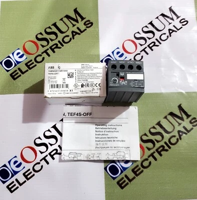ABB TEF4-OFF ELECTRONIC  ADD ON BLOCK TIMER VOLTAGE 220VAC FREE FAST SHIPPING - Image 1 of 4