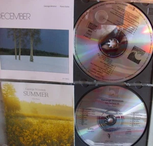 George Winston- December/ Summer- Solo Piano- 2 CDs Made in Germany- lesen - Foto 1 di 1