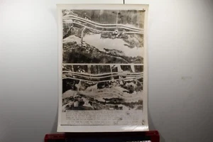 Foto stampa originale d'epoca ITALIA diga di Pescara bombardata WW2 WWII 8X10 100C - Foto 1 di 4