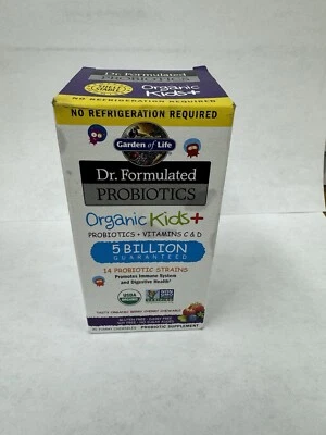 Garden of Life Dr. Probióticos formulados orgánicos niños cereza baya caducidad 12/2025 Foto 1 de 2