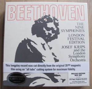 Classic Records Everest BEETHOVEN Krips NINE SYMPHONIES 10xLP CLARITY Box NEW - Picture 1 of 8