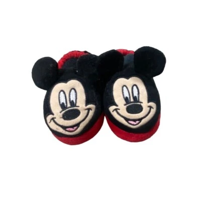 Zapatillas Disney Mickey Mouse para niños pequeños-rojas/negras-talla 5/6-en buen estado Foto 1 de 3