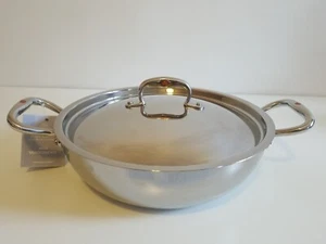 Brand New Ruffoni Pan 3.5 qt 5 Ply X-Core Premium Stainless Steel w/ Lid - Picture 1 of 18