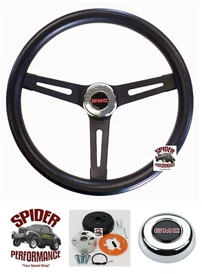 Volante camioneta Sonoma GMC S15 1982-1994 13 1/2" MUSCLE CAR NEGRO Foto 1 de 4