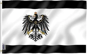 Anley Fly Breeze 3x5 Ft Prussian Flag - German Kingdom of Prussia Flag Polyester - Picture 1 of 6
