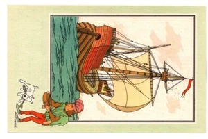 Chromo VOIR et SAVOIR. Marine série 5. n°18. BUSSE DU XVe SIÈCLE - Picture 1 of 1