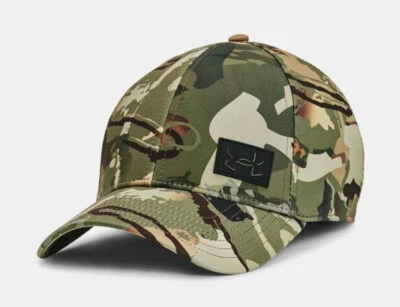 Under Armour Men's UA Storm Camo Stretch Hat 1369397-988 UA Forest 2.0 Camo - Image 1 of 2