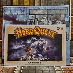 HeroQuest Avalon Hill D&D The Frozen Horror - Libro de azulejos y misiones - Imagen 1 de 2
