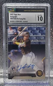 2021 Topps Now Autographs #00-433A Ha-Seong Kim Signed (CSG 10/Auto 10) - Picture 1 of 2