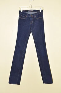 J Brand Dark Blue Stretchy Cotton Denim Slim Fit Sexy Skinny Leg Jeans Women 25 - Picture 1 of 10