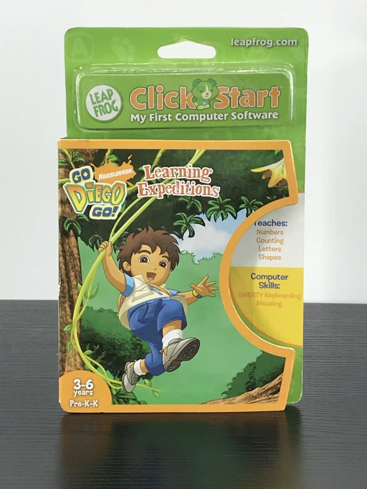 Leap Frog Go Diego Go! Click Start Learning Expeditions 3-6 Years Pre K - Image 1 of 3