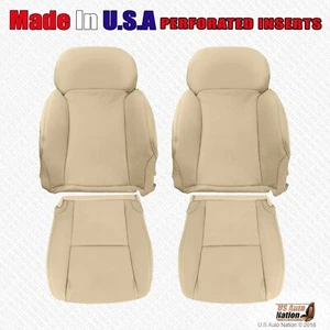 2007 - 2011 FOR Lexus GS350 GS450h GS460 Driver & Passenger Vinyl Seat Cover Tan - Picture 1 of 3