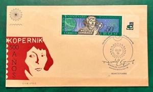 URUGUAY * "KOPERNIK 500 YEARS" - FDC - Picture 1 of 1