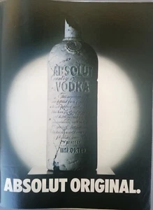 Absolut Vodka Original print ad published in a 1991 magazine. - Picture 1 of 1