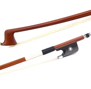 E.Sartory Copy Master Pernambuco Viola Bow Ebony Parisan eye Frog Silver Stiff - Picture 1 of 12