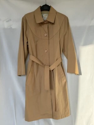 Gabardina vintage London Fog para mujer, tostada, talla 8 pequeña. Foto 1 de 4