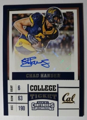 2017 CONTENDERS RC AUTO CHAD HANSEN (K) - Image 1 of 2