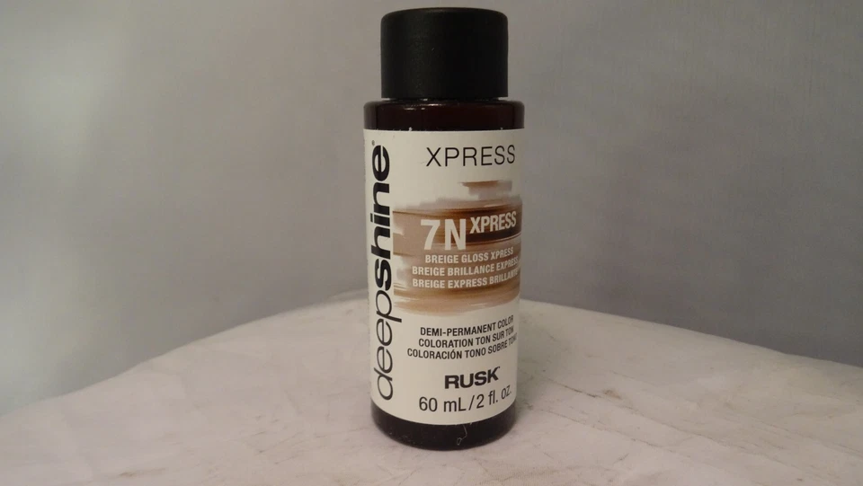 Rusk Deep Shine 7N XPRESS Breige color semipermanente 2 fl oz ¡NUEVO! Foto 1 de 1