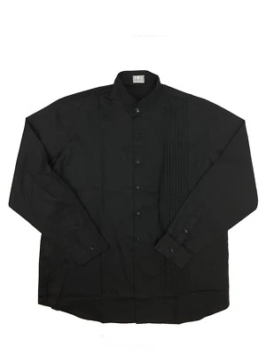 NEW J. W. E. Designs size large, black DuPont Teflon button front work shirt - Image 1 of 4