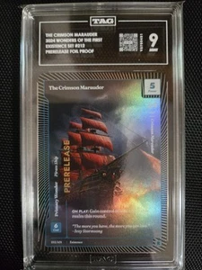 Wonders of the First Prerelease Foil Proof - The Crimson Marauder *SSP* TAG 9 - Picture 1 of 2