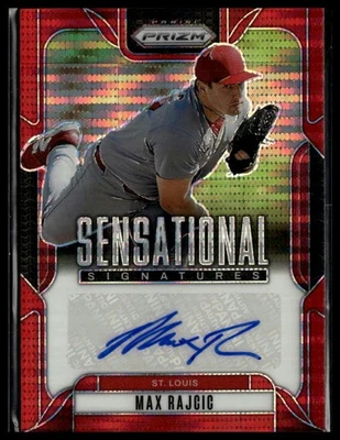 2025 Panini Prizm #SS-MR Max Rajcic Red Pulsar #/99 *COLOR MATCH* - Image 1 of 2