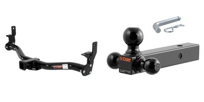 CURT Trailer Hitch 2in Receiver & Ball Mount Kit for 01-05 Explorer Sport Trac Foto 1 de 4