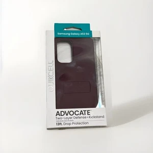 Funda Teléfono Galaxy A53 5G Quikcell Advocate 2 Capas Defensa + Soporte Borgoña - Imagen 1 de 2