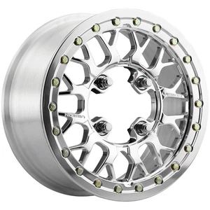 15x6 +50.6 Vision 346 Storm 4x136 Polished Wheels (Set of 4) - Picture 1 of 3