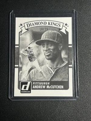 2016 Donruss #22 Andrew McCutchen Test Proof Black #/25 - Image 1 of 4