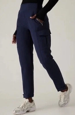 ATHLETA Endless High Rise Cargo Pants Navy Blue Size 6 - Image 1 of 4