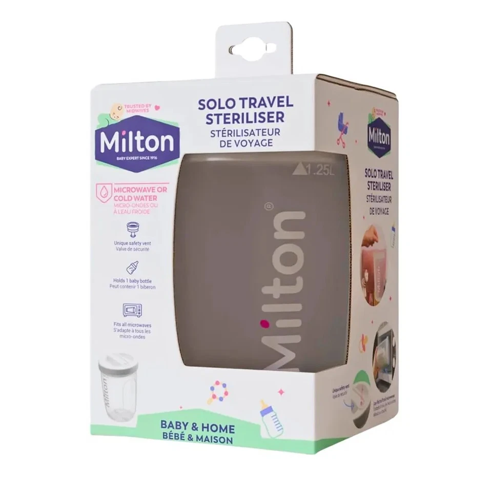 Milton Solo Travel Steriliser Brand New
