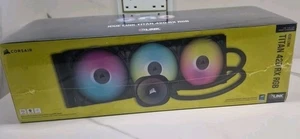 Corsair iCUE Link Titan 420mm RX RGB Extreme Performance RGB Liquid CPU Cooler - Picture 1 of 3
