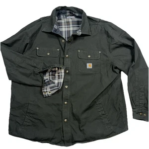 Carhartt Jacke Herren 2XL dunkelolivgrün gefüttert Chore Barn Coat Canvas 14806 - Bild 1 von 10