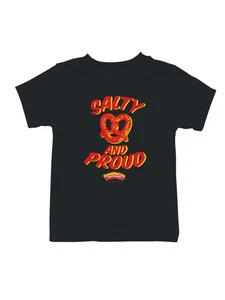 Officially Licensed Super Pretzel Salty and Proud Pretzel Youth's T-shirt - Picture 1 of 6