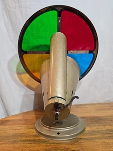 Vintage Spartus Rotating Color Wheel Christmas tree color wheel - Picture 1 of 15