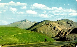Vista above Timberline on Trail Ridge Road Long's Peak Colorado Rocky Mountains - Picture 1 of 2