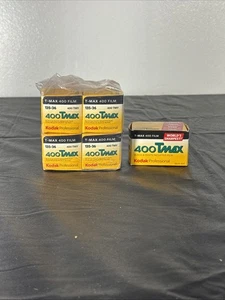 5 rolls Kodak Professional TMAX 400 Black and White 35mm Film - 36 Exp. 06 2019 - Picture 1 of 7