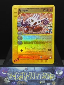 Pokemon Karte Tyrogue 63/147 Aquapolis Set Reverse Holo Komiya Light Play - Bild 1 von 4
