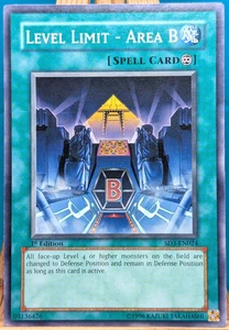 Yu-Gi-Oh! Level Limit - Area B - SD3-EN024 - 1st Edition -  englisch - Bild 1 von 1