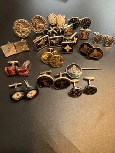 Konvolut 15 Designer Manschettenknöpfe Tyrwhitt Münze Duchamp Robert Charles Spencer + - Bild 1 von 11