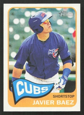 2014 Topps Heritage Minor League Javier Baez #36 Card - Image 1 of 2