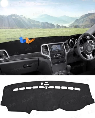 Suede Dash Mat Dashboard Cover For Jeep Grand Cherokee WK2 2012 - 2020 Anti-Slip - image 1 of 4