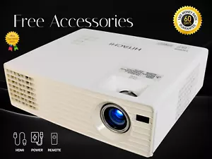 DLP Projector 2500 Lumens Portable 1080p HDMI Bundle - 4K Input Support - Picture 1 of 11