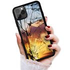 ( For Iphone 13 Pro Max ) Back Case Cover H23040 Broken Glass